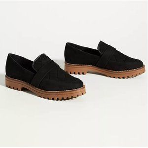 Dolce Vita Aubree Lug Sole Loafers Black Size 9